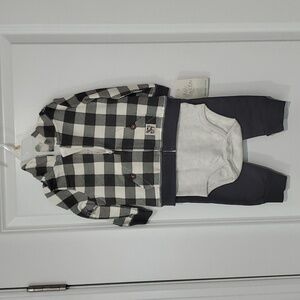 Mac Moon brand 3pc set 12 month new Grey/Beige